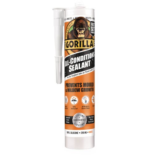 Gorilla SEALANT WHITE Fehér szilikon tömítő 30perc 295ml