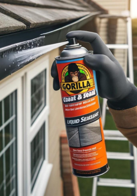 GORILLA COAT & SEAL Vízálló Bevonat és Tömítő SPRAY : A Tökéletes Megoldás Minden Felület Tömítésére